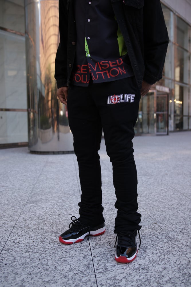 1neLife “TR” Stacked joggers